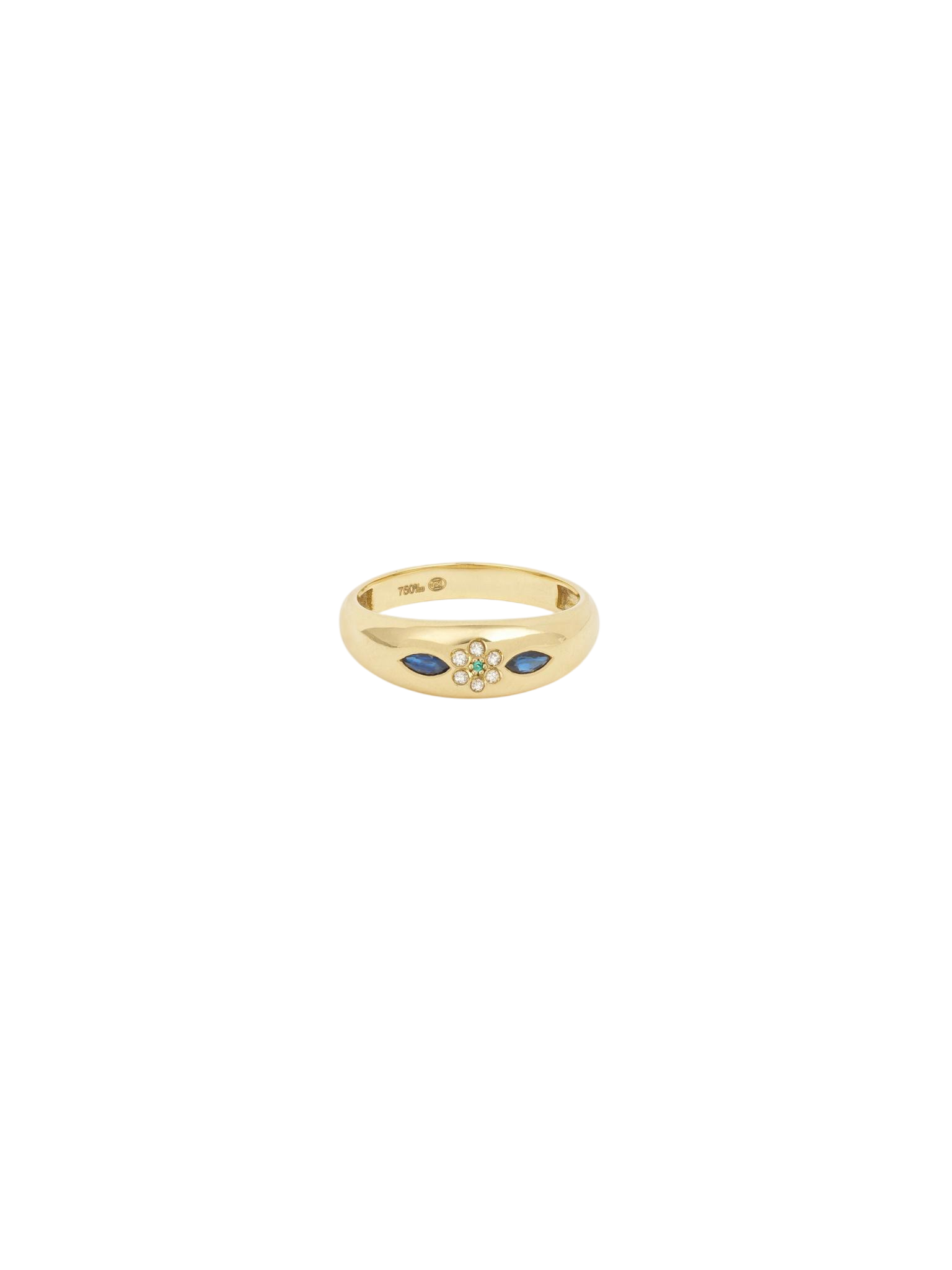 Miniflower Ring 2 Blue